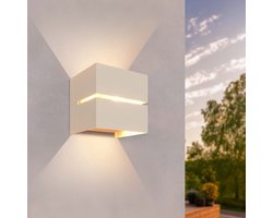 Ledvion LED Wandlamp 3W 3000K IP54 Tweezijdig Beige Buitenlamp