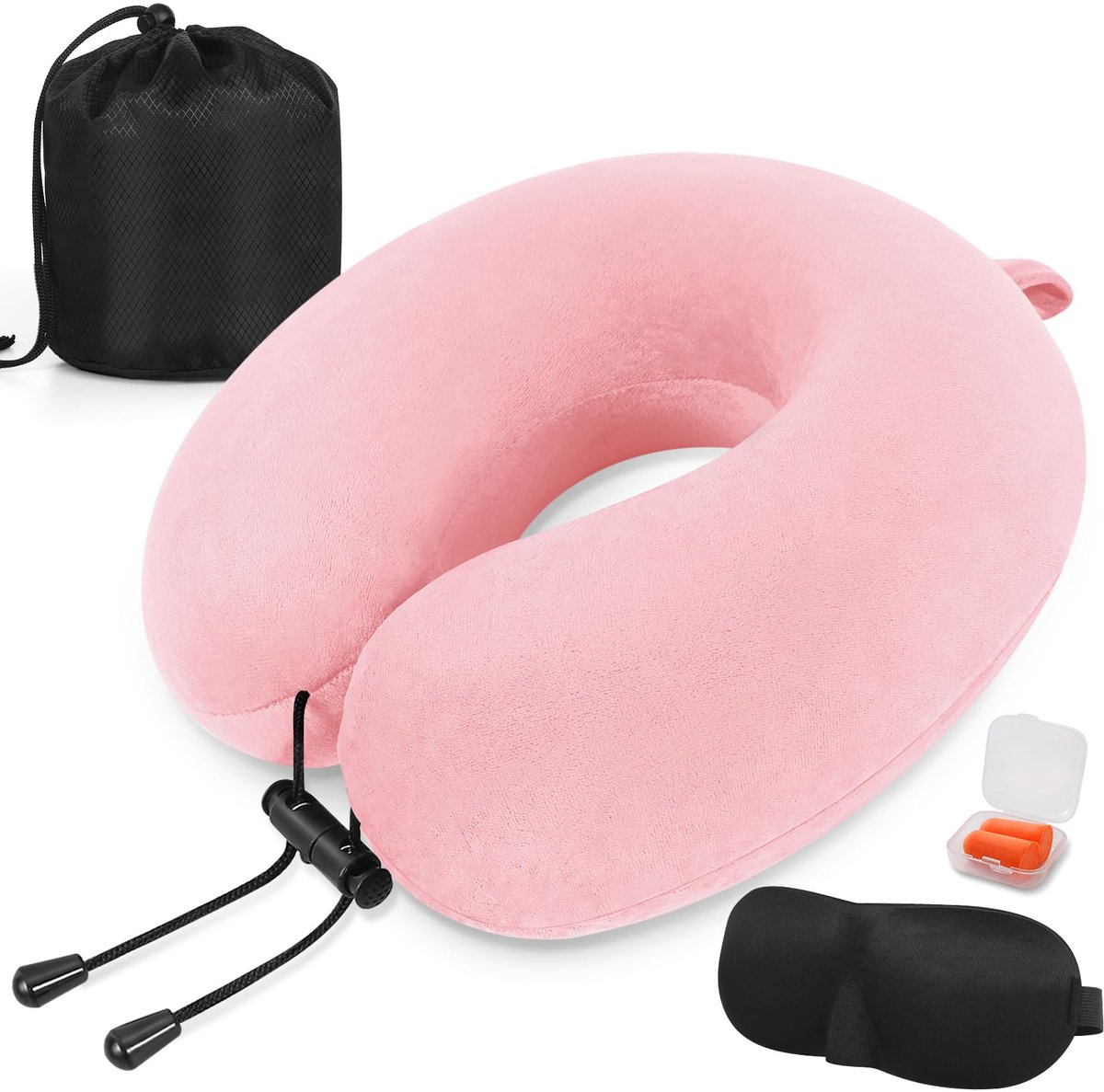 Ibenzoa® Nekkussen van traagschuim met ergonomisch ontwerp voor ultiem comfort tijdens reizen en ontspanning in huis