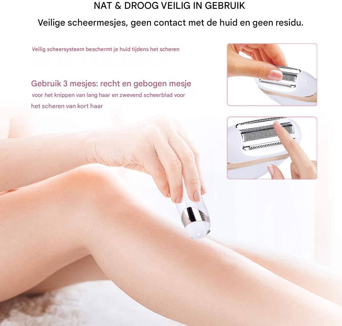 Epilator Epilator - draagbare 3-in-1 gezichts- en lichaamsontharer thumbnail 6