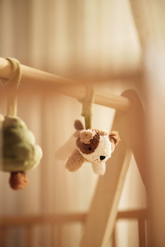 Jollein - Babygym Speeltjes - Baby Speelgoed Hangers - Hout & Polyester - Tiny Park van Jollein — afbeelding 2