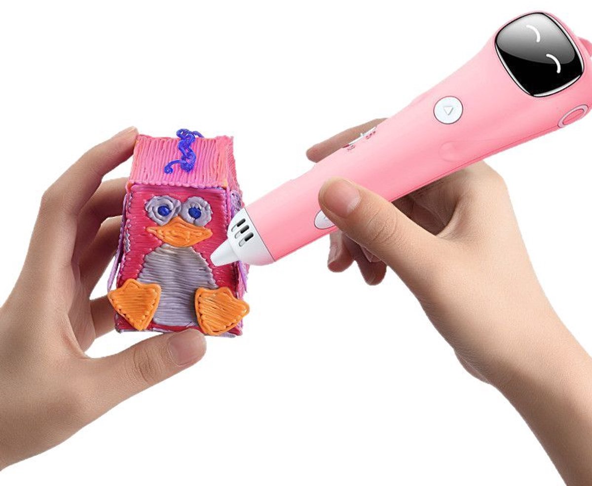 Image of 3D-printpen DIY-schilderpen Educatief gereedschap voor kinderen - Roze