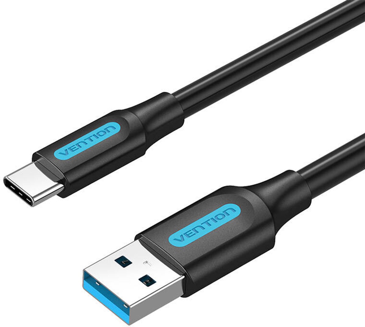Usb 3.0 A Naar Usb-C Vention Cozbh-Kabel 2 M Zwart Pvc