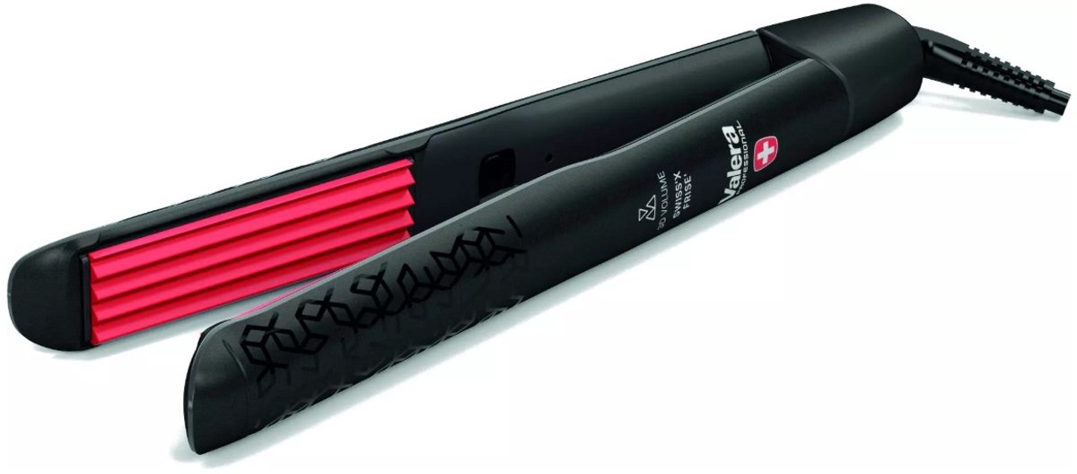 Valera SWISS'X 101.20/I - PulseCare stijltang - Keramische toermalijn coating - Swiss made - Zwart