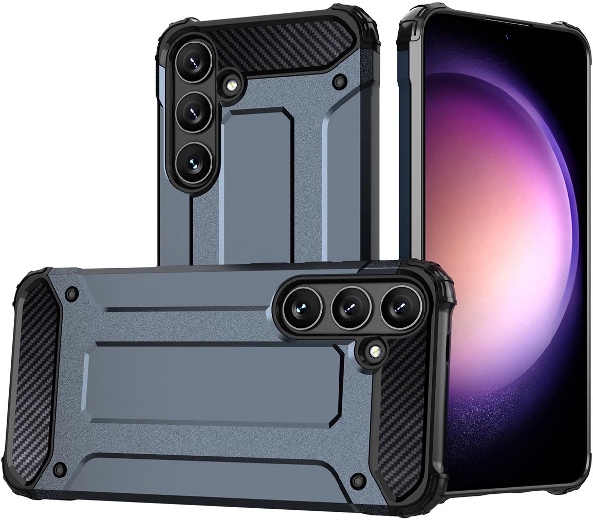 Hurtel Hybrid Armor Hoesje Voor Samsung Galaxy S24 Fe Telefoonbescherming