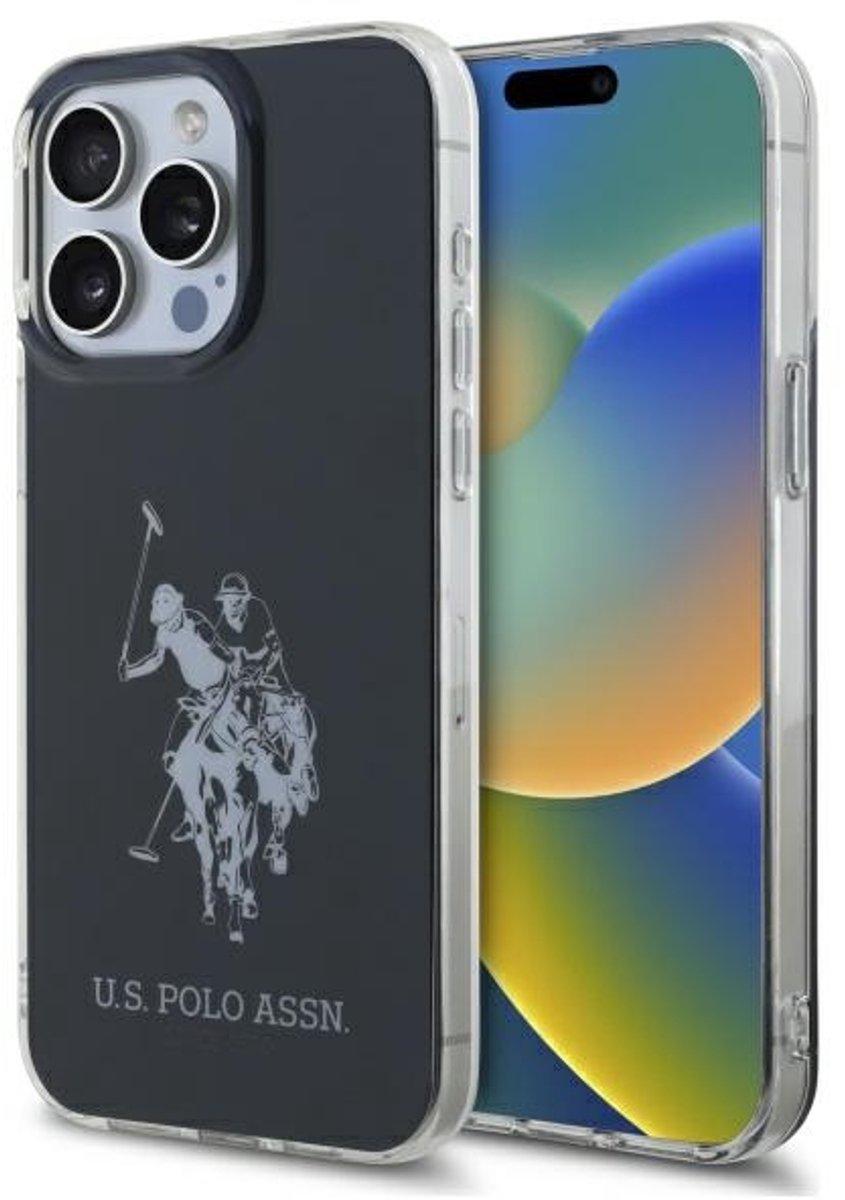 U.s. Polo Assn. Hoesje Iphone 15 Pro Max 6.7 Glanzend Groot Logo