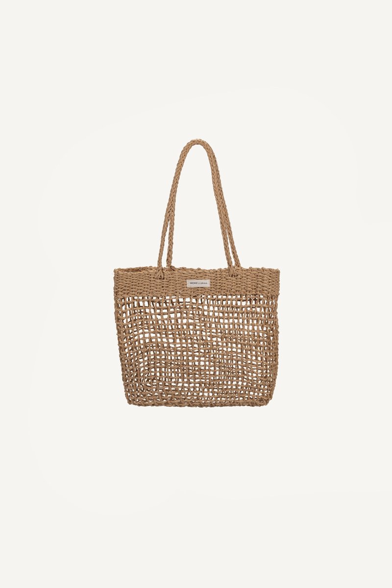 Monk and Anna - Akeru | Straw Bag - Rieten Tas - 43 x 35 cm