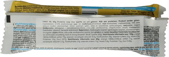 Maxsport Proteine Bar Vanille 60g — afbeelding 5