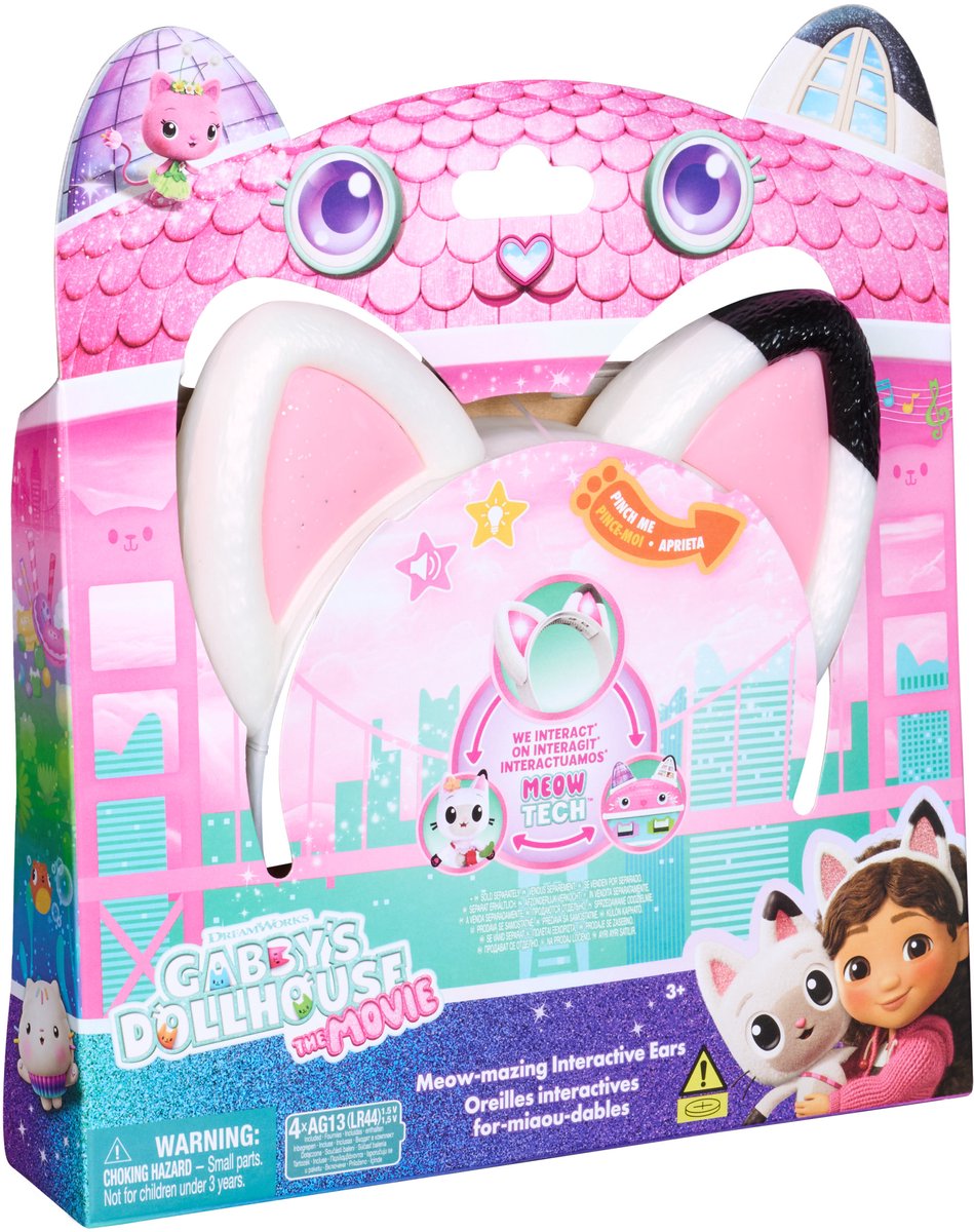 Gabby’s Poppenhuis De Film – Interactieve Kattenoren Haarband — afbeelding 2
