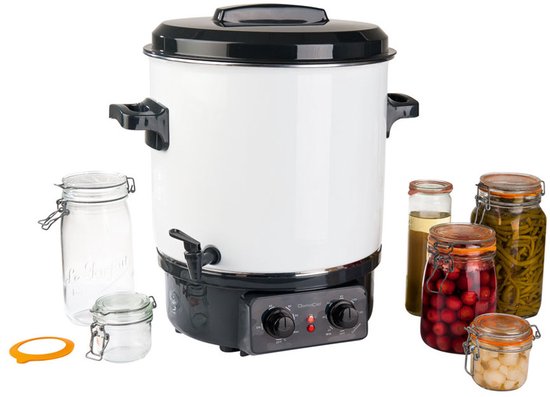 elektrische potsterilisator met kraan en timer 27l 1800w - domoclip - dom334 — afbeelding 5