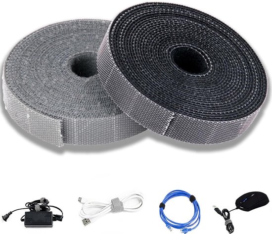 Kabelbinders Herbruikbaar - Kabelriemen Multi-Purpose Tie Wraps Bevestigingsriemen Gebruikt voor Hoofdtelefoons Elektronica PC Draadkabel Tidy Management - 5 Kleur Kabelbinders Herbruikbaar - Kabelriemen Multi-Purpose Tie Wraps Bevestigingsriemen Gebruikt voor Hoofdtelefoons Elektronica PC Draadkabel Tidy Management - 5 Kleur