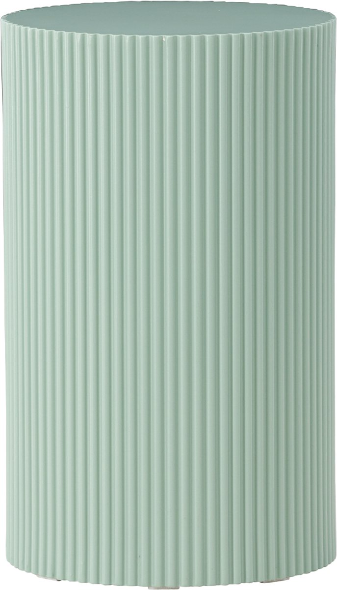 Nest living Asa Houten Bijzettafel Lichtgroen - Rond - Design - Ø 31 cm