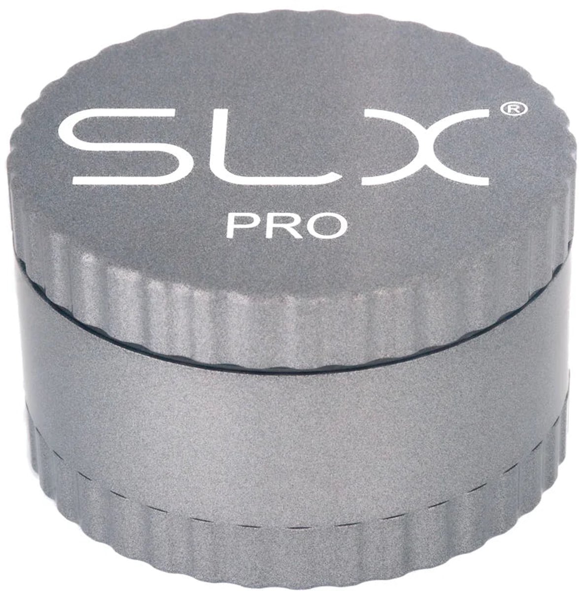 SLX Pro Grinder Aluminium Non Sticky 62 mm, Silver