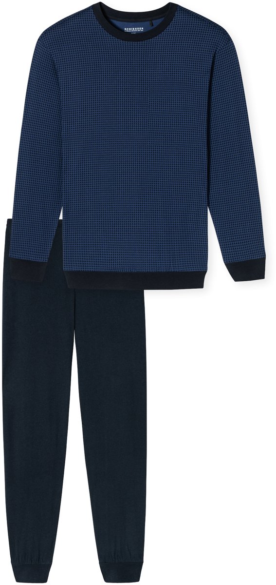 Schiesser – Comfort Essentials - Pyjama – 180252 - Navy - 50