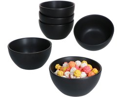 Set van 6 hapjes- en dipschalen Londen Lampart Nero - 24304272