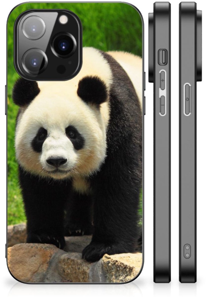 Back Cover voor iPhone 14 Pro Max Dierenprint Telefoonhoesje Panda