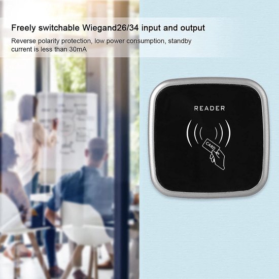 Wiegand26/34 Bit RFID Reader - 13.56MHz/125kHz - IC/ID Card Reader ...
