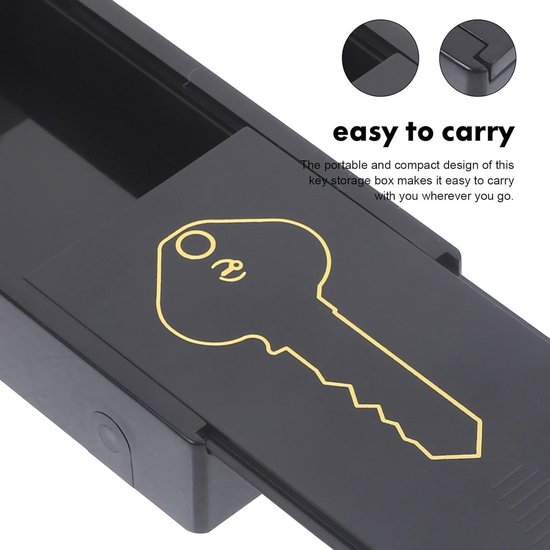 Magnetische sleutelhouder voor onder de auto - Waterdichte Hide A Key