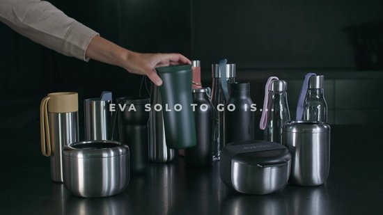 Eva Solo - Gobelet City To Go 350 ml Champagne - Vert - Argent - Acier inoxydable recyclé - Plastique