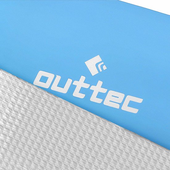 Outtec® Slaapmat EVA met Aluminiumlaag - Isolatiemat - Schuimmat - Kampeermat - Isolerende Mat - 180 x 50 cm - Ultralicht van Outtec — afbeelding 3