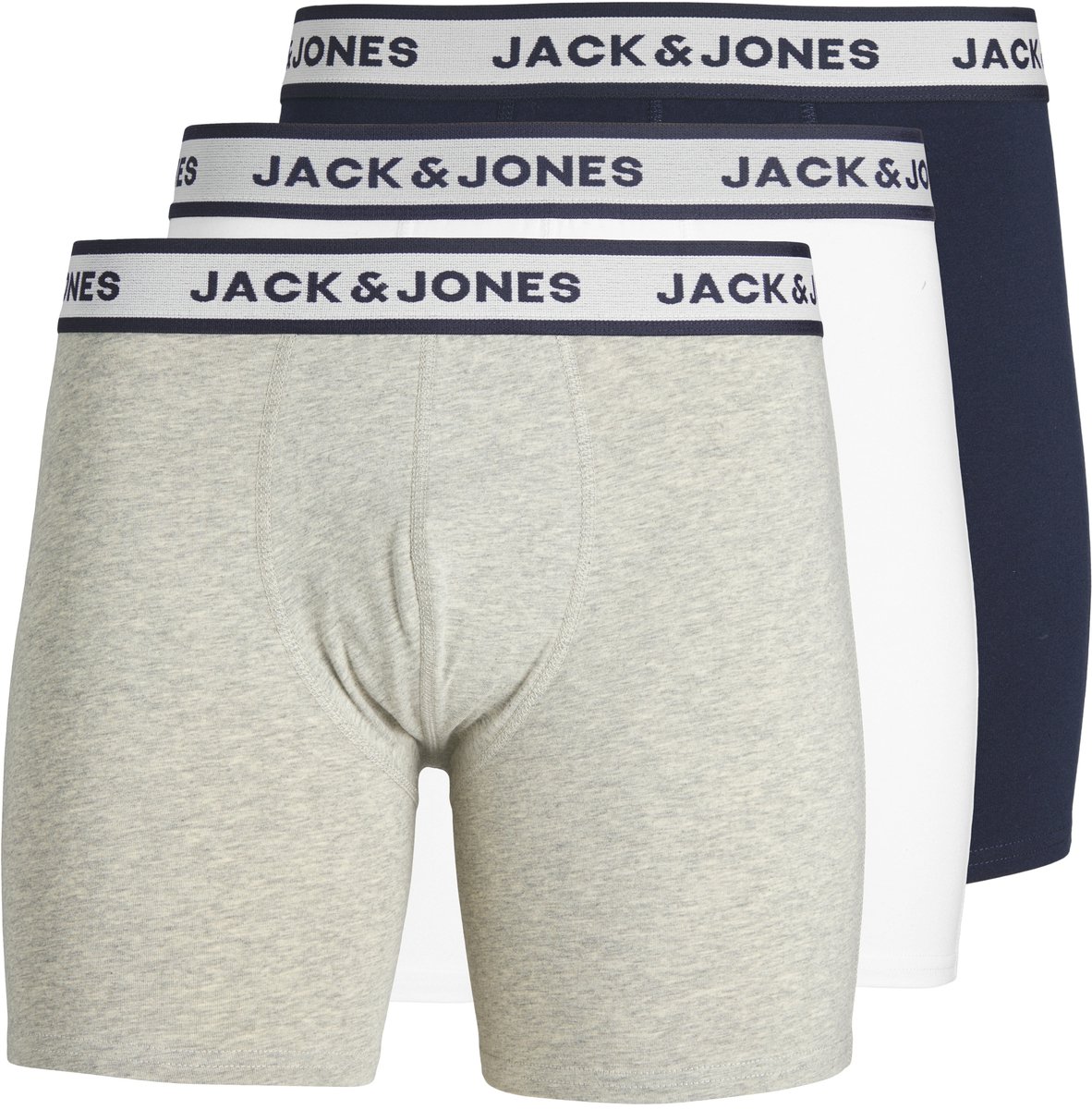 JACK & JONES- JACSOLID BOXER BRIEFS 3 PACK PLS NOOS - Heren - Trunks