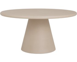 Tower Living Mello Eettafel rond beton 150 cm - Beige