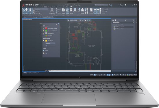 HP ZBook Power G11 A AMD Ryzen™ 7 8845HS Mobiel werkstation 40,6 cm (16") WUXGA 16 GB DDR5-SDRAM 512 GB SSD NVIDIA RTX A1000 Wi-Fi 6E (802.11ax) Windows 11 Pro AI PC, AI Workstation Zilver - HP - Hoofdafbeelding