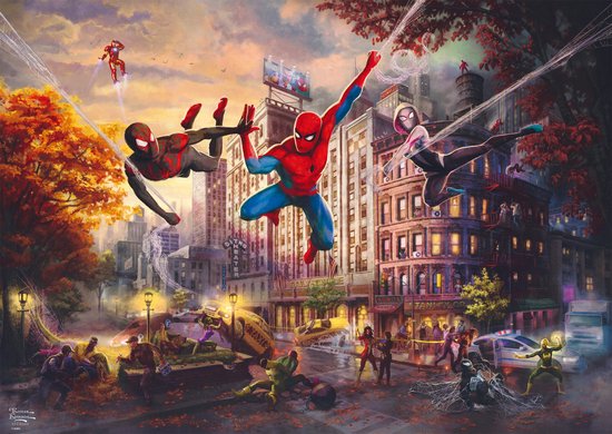 Schmidt Marvel Spider-Man legpuzzel 1000 stukjes - The Ultimate Alliance.
