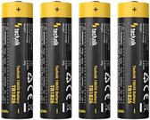 Technik oplaadbare Lithium Batterij - Li-ion - 18650 / TR1826 - 2600mAh - 3.7V - 4 stuks