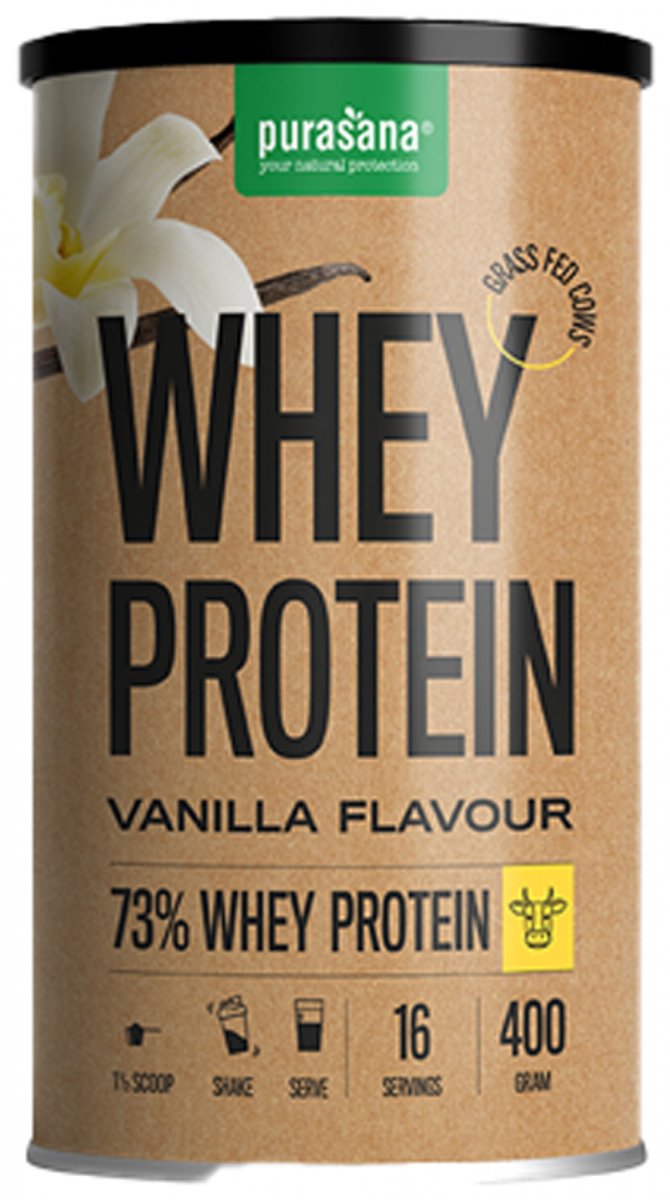 Purasana Whey Protein Powder Vanille 400 gr