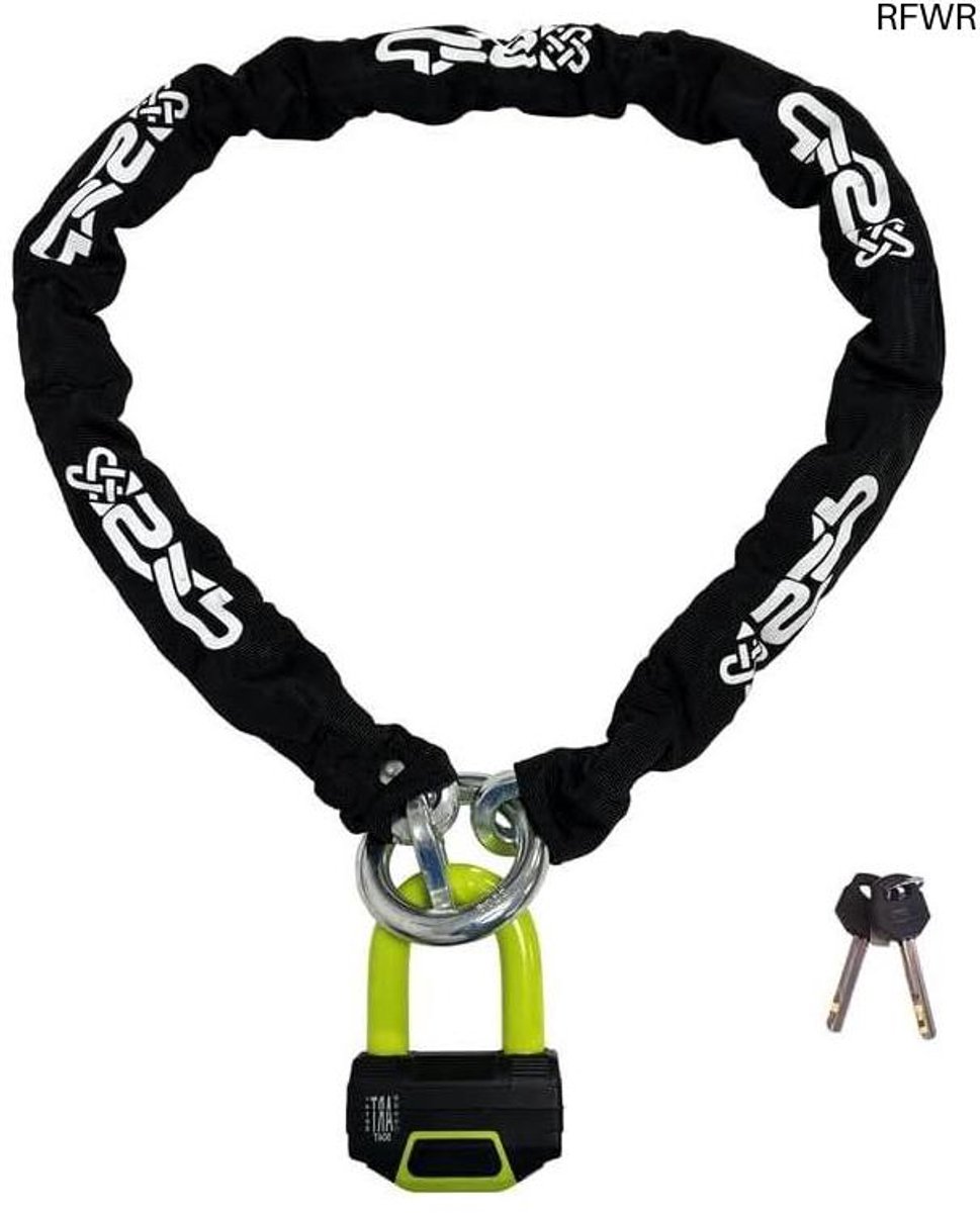 RFWR® Ketting- en scooterslot ART 4 – 180 cm – Geschikt voor motor, scooter en fiets