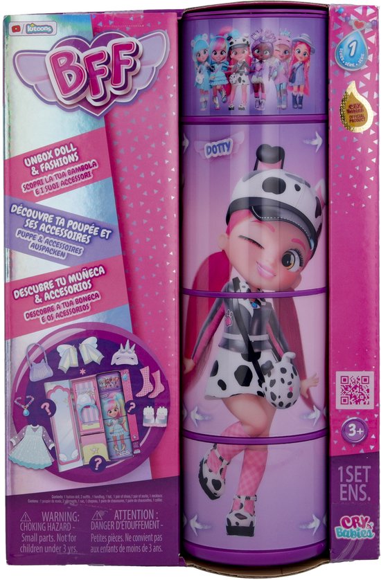 TM TOYS - Pop Dotty Fashion Doll - Cry Babies Best Friends Forever — afbeelding 4