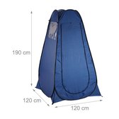 Relaxdays Pop Up Tent 190X120X120 - Blauw - 1 Persoons