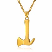 Mendes Jewels kettinghanger Gold Axe