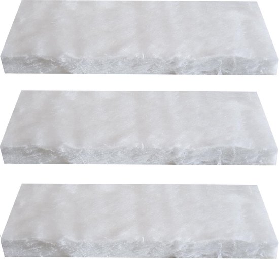 HJYDGJ 8 stuks keramische wol bio-ethanol open haard voor binnen - Keramische wol spons vervangende lont - 30,5 × 20,3 cm