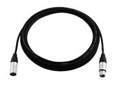 PSSO DMX-kabel XLR 3-pins 0,5 m zwart Neutrik