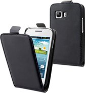 Muvit Flip Case - Geschikt voor Samsung Galaxy Young 2 Slim S - Zwart