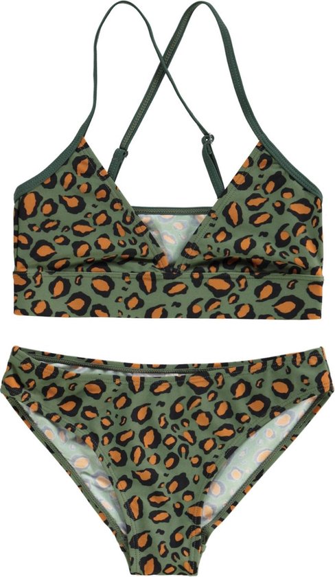 Tumble 'N Dry Meisjes Bikini Brigit - Moss Green - Maat 104 | bol.com