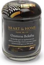 Heart & Home geurkaars in pot - Oosterse Belofte (L)