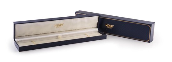 Henry London HL30-US-0024 - Horloge - Leer - Zwart - Ø 30 mm
