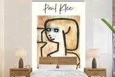Behang - Fotobehang Kunst - Paul Klee - Girl in mourning - Breedte 160 cm x hoogte 240 cm