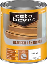 CetaBever - Trappenlak - Transparant Mat - Licht Bruin - 750 ml