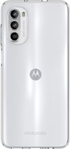 iMoshion Hoesje Geschikt voor Motorola Moto G82 / Moto G52 Hoesje Siliconen - iMoshion Softcase Backcover smartphone - Transparant