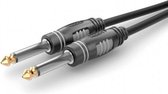 Sommer Cable HBA-6M-0030 Jackplug Audio Aansluitkabel [1x Jackplug male 6,3 mm (mono) - 1x Jackplug male 6,3 mm (mono)]