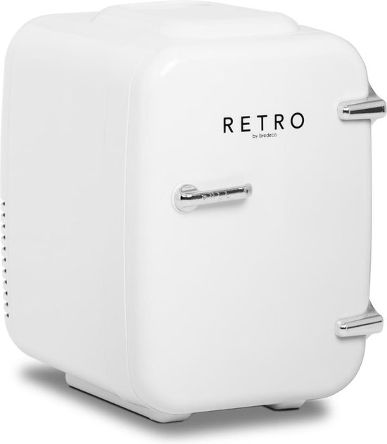 Koelkast: bredeco Mini koelkast - 4 L - IJswit, van het merk Bredeco