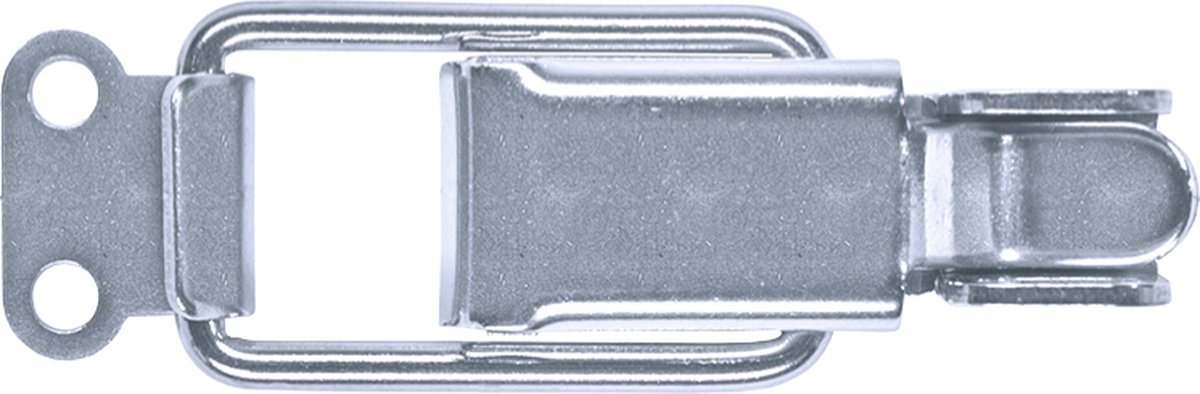 GOEBEL® - 50 x Sluting met vergrendel mogelijkheid RVS A2 44 + PC incl. Tegenhaak – Blindklinknagelgat 5,2 mm - 5544511044- Kistsluiting – Spansluiting - Premium kwaliteit - Inclusief Tegenstuk