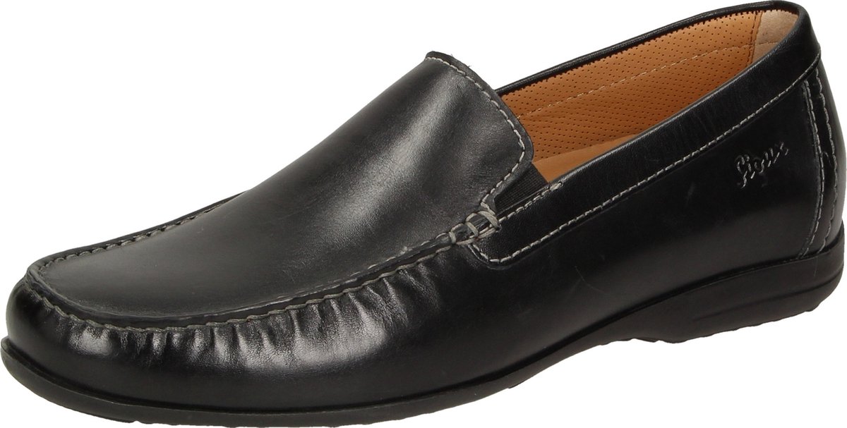 Sioux - GION-H - Instappers - Kleur: Zwart - Maat: 39