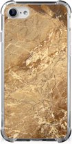 Telefoonhoesje  iPhone SE 2022/2020 | iPhone 8/7 Back Cover met transparante rand Marmer