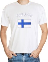 Finland t-shirt met vlag M