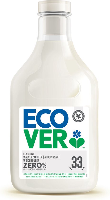Ecover Wasverzachter Zero 33 Wasbeurten - 1 liter