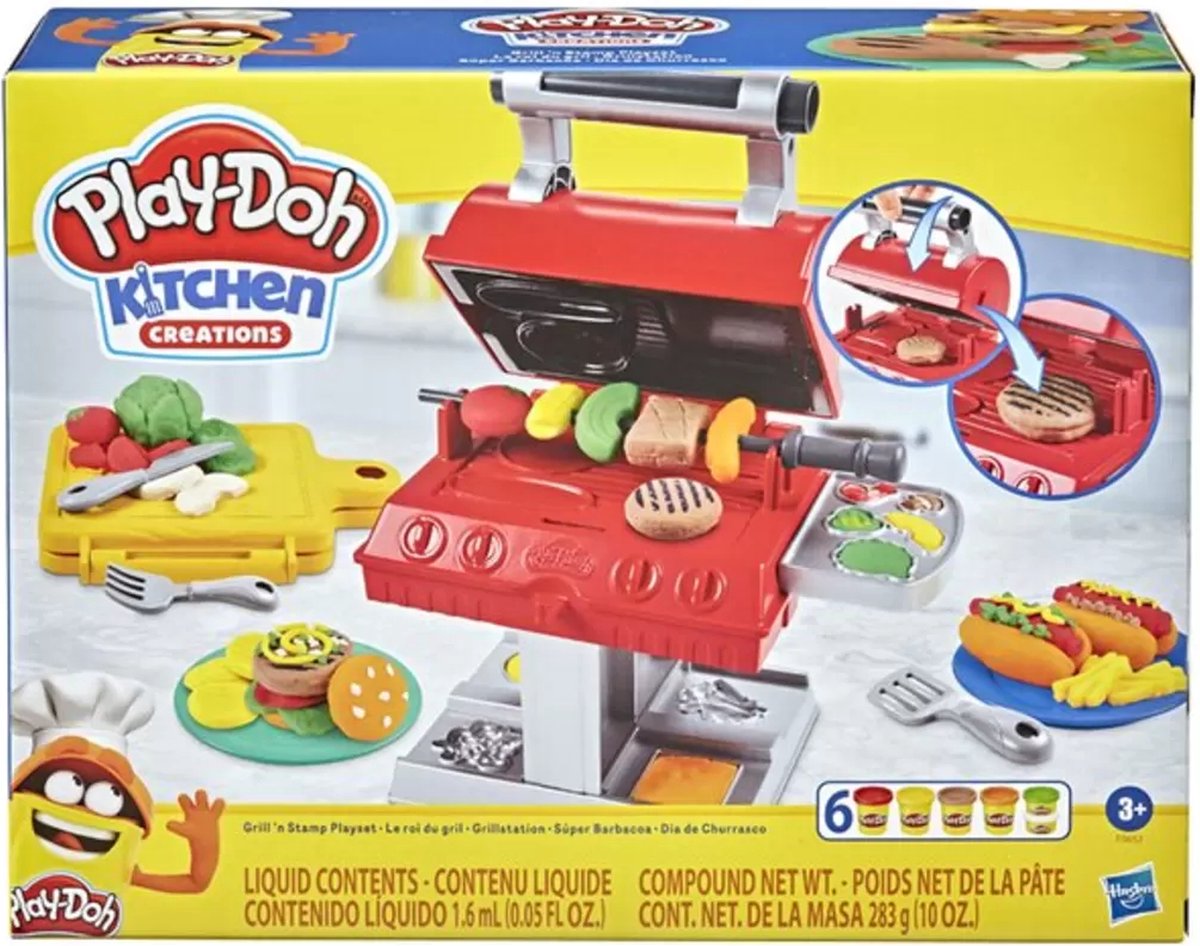 Play-Doh Super Grill Barbecue - Klei Speelset — afbeelding 8